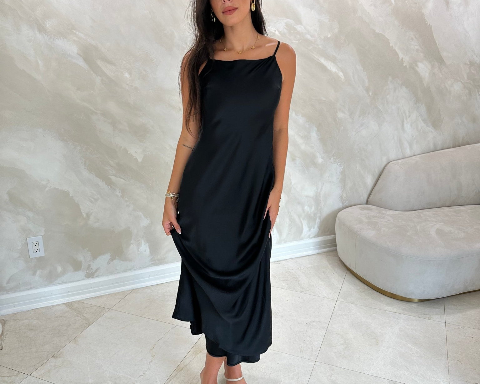 Slip Dress Black - NOA Jewels - 