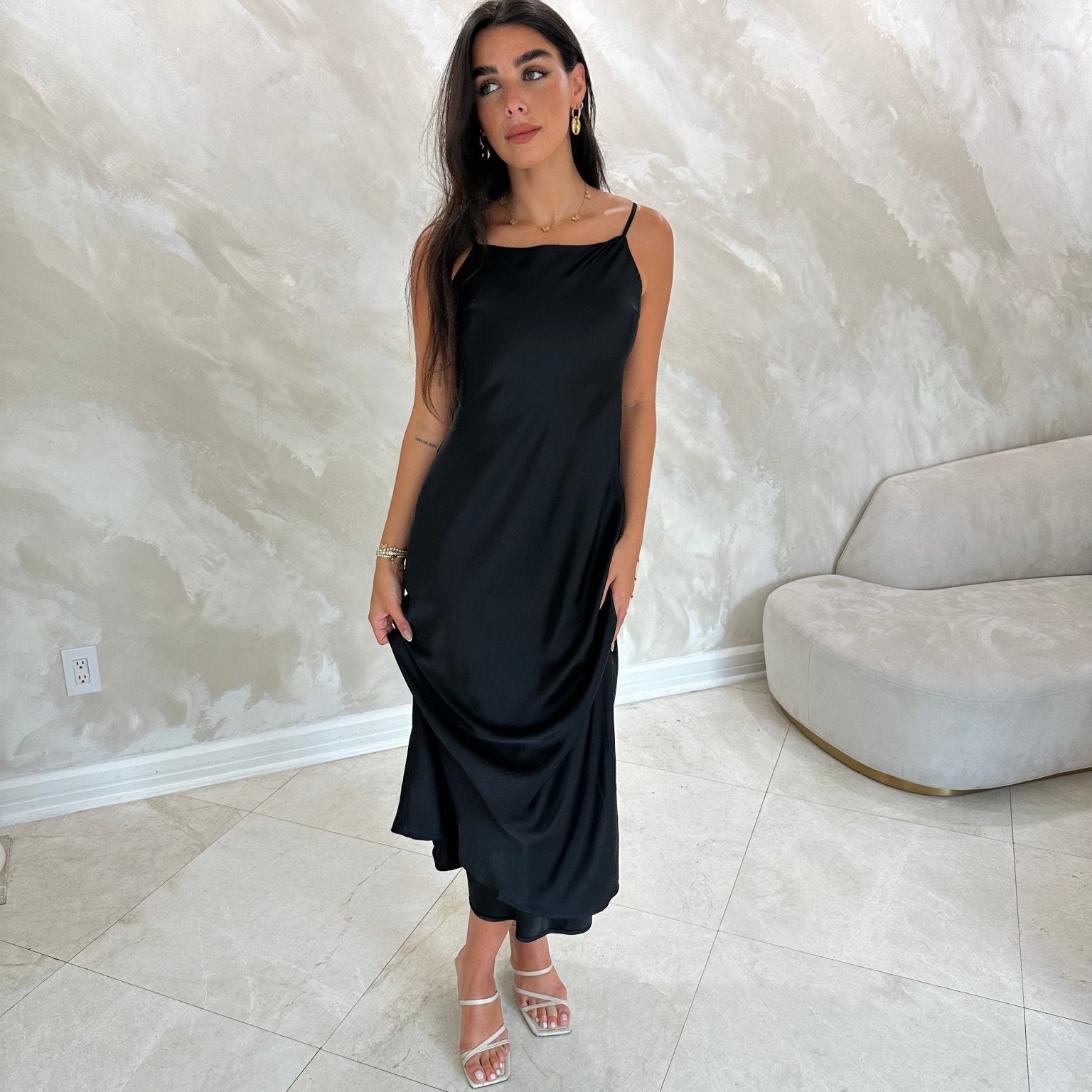 Slip Dress Black - NOA Jewels - 