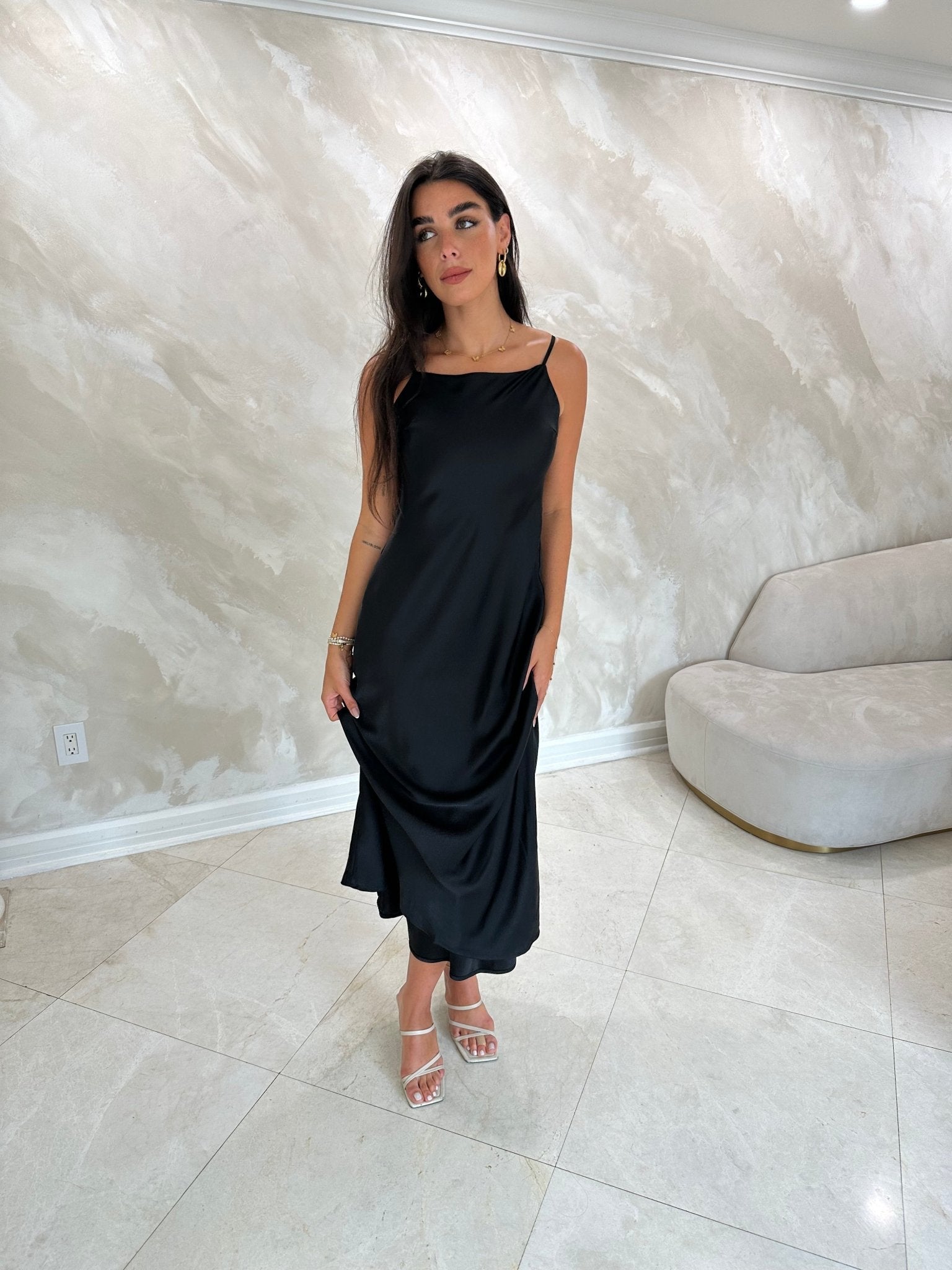 Slip Dress Black - NOA Jewels - 