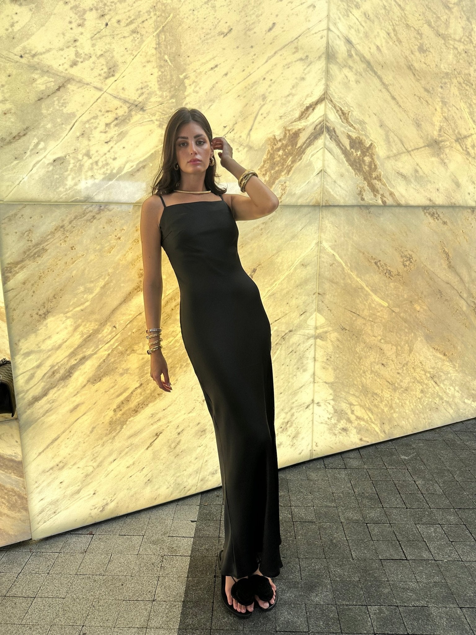 Slip Dress Black - NOA Jewels - 
