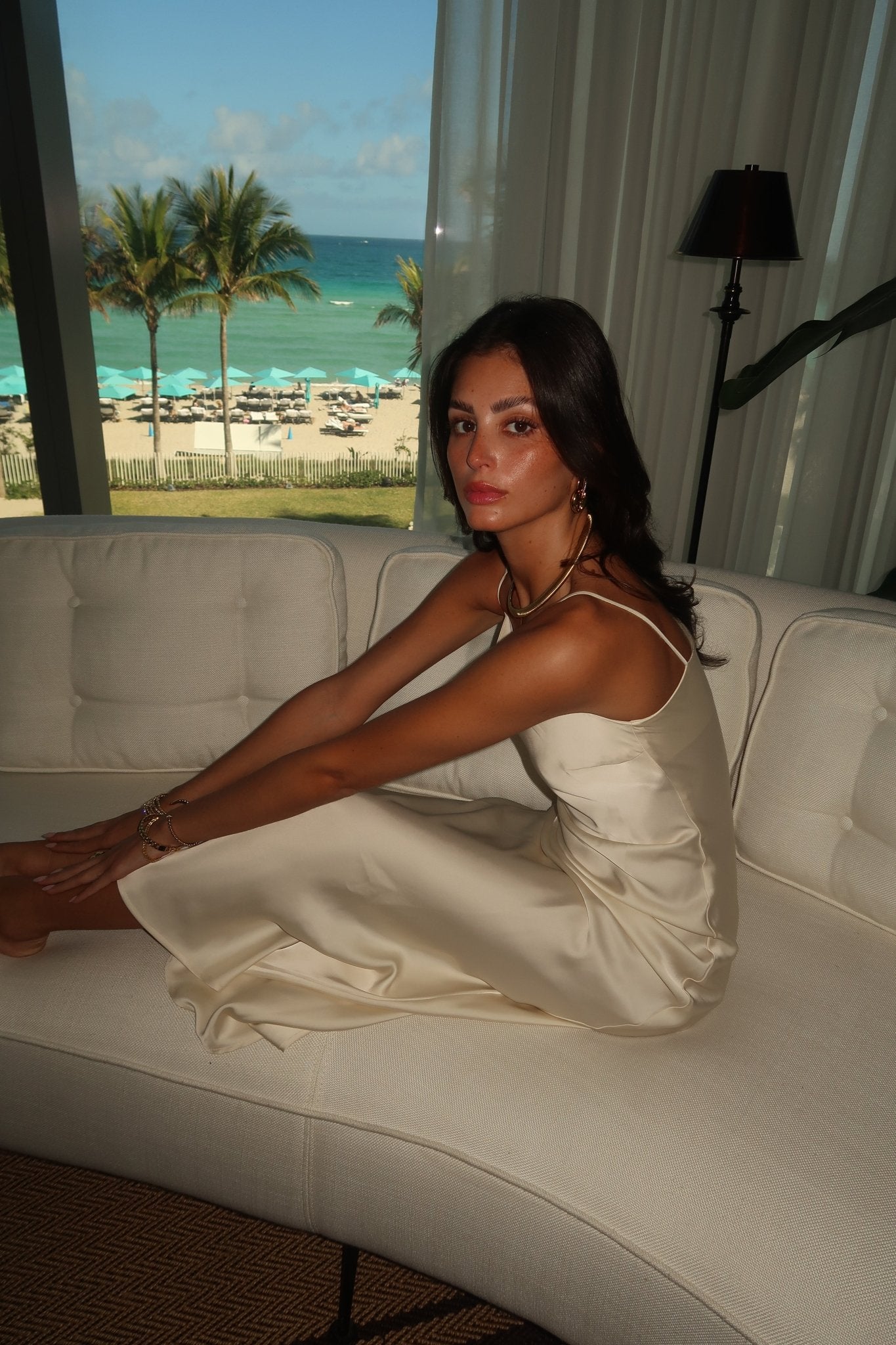 Slip Dress Cream - NOA Jewels - 