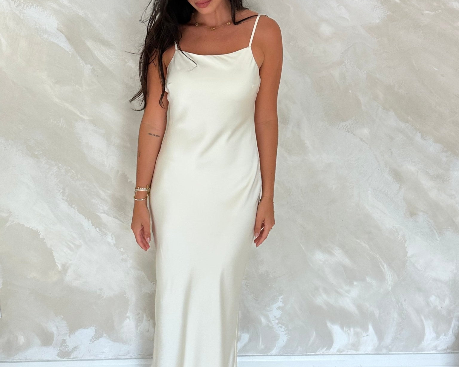 Slip Dress Cream - NOA Jewels - 
