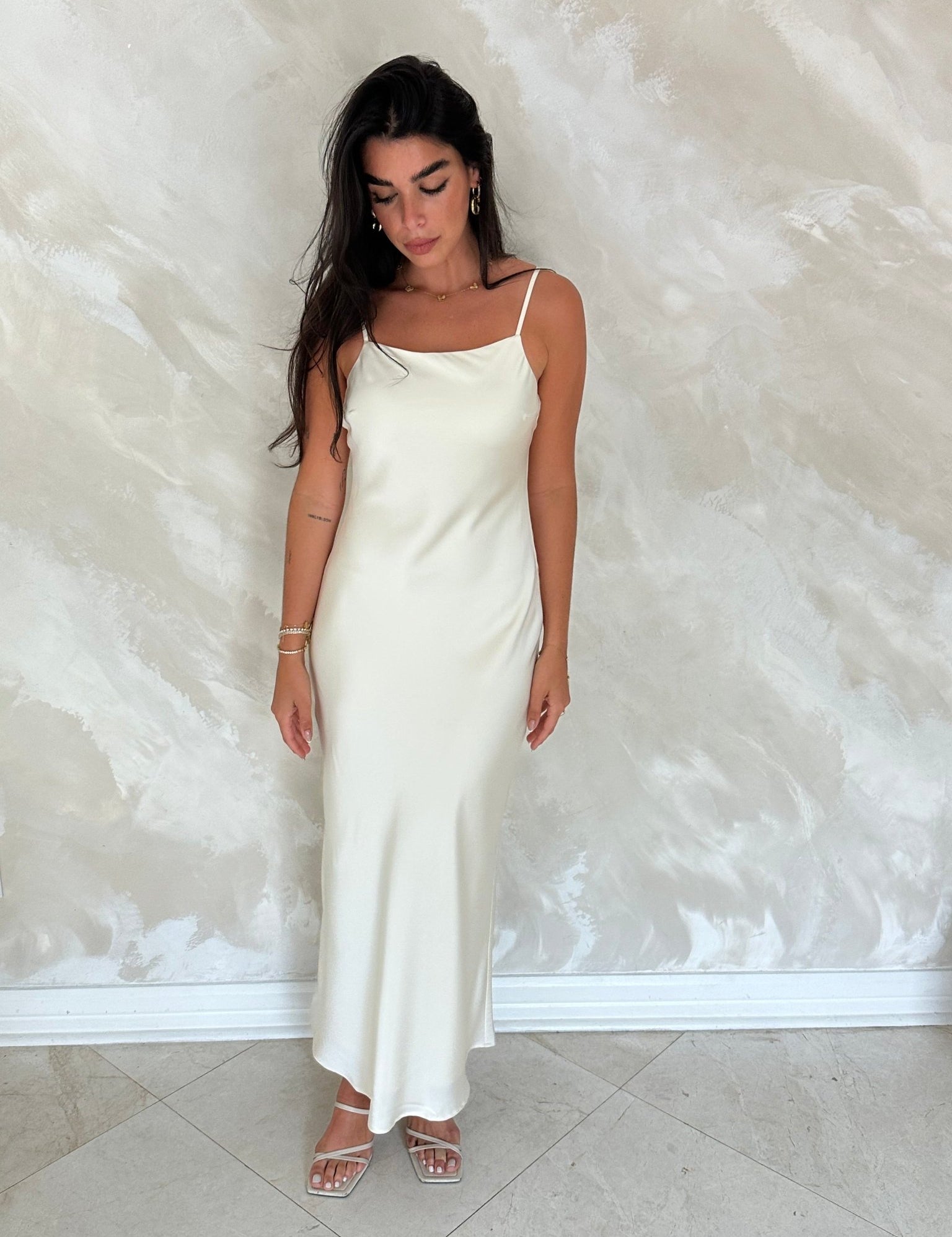 Slip Dress Cream - NOA Jewels - 