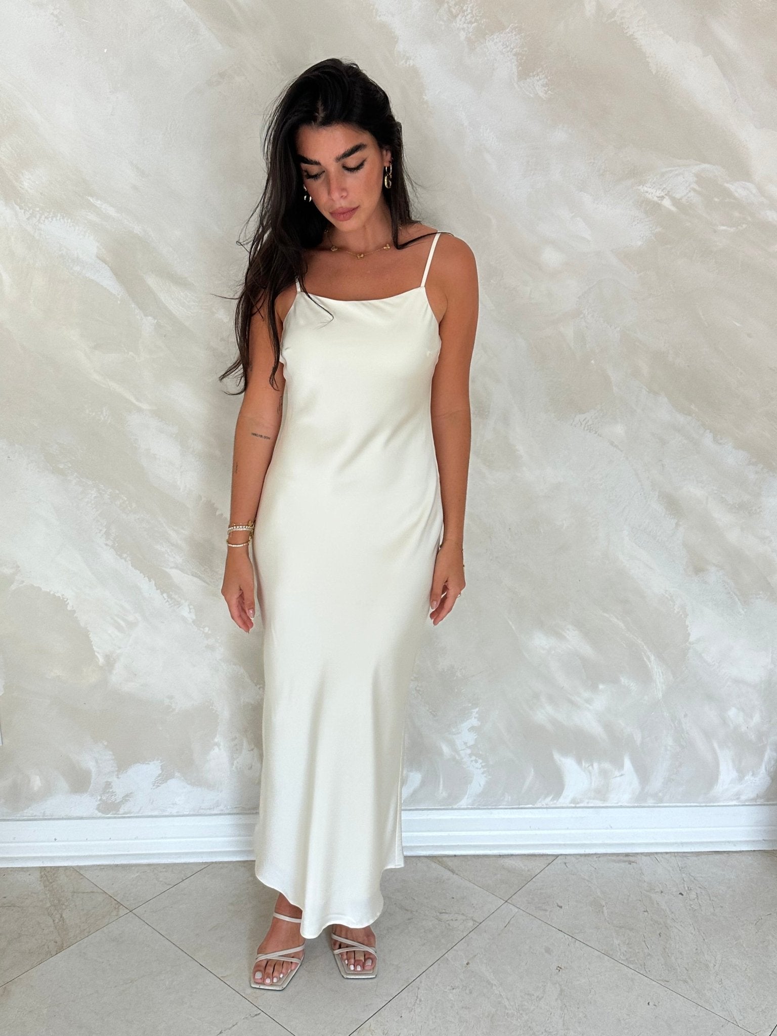Slip Dress Cream - NOA Jewels - 