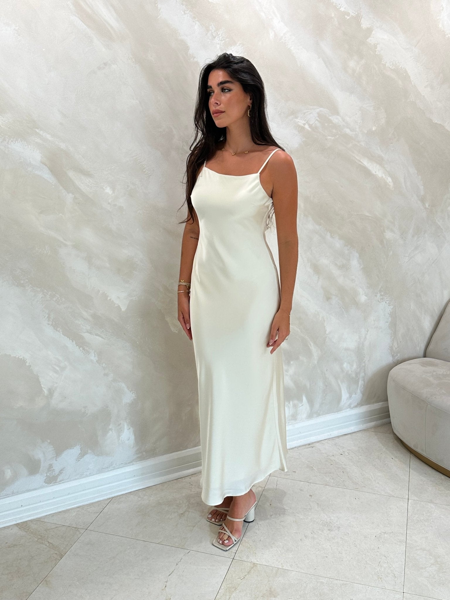 Slip Dress Cream - NOA Jewels - 