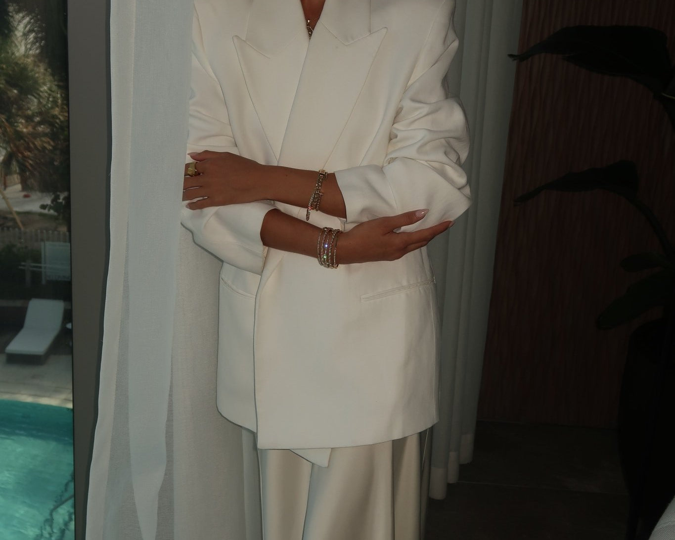 Slip Dress Cream - NOA Jewels - 