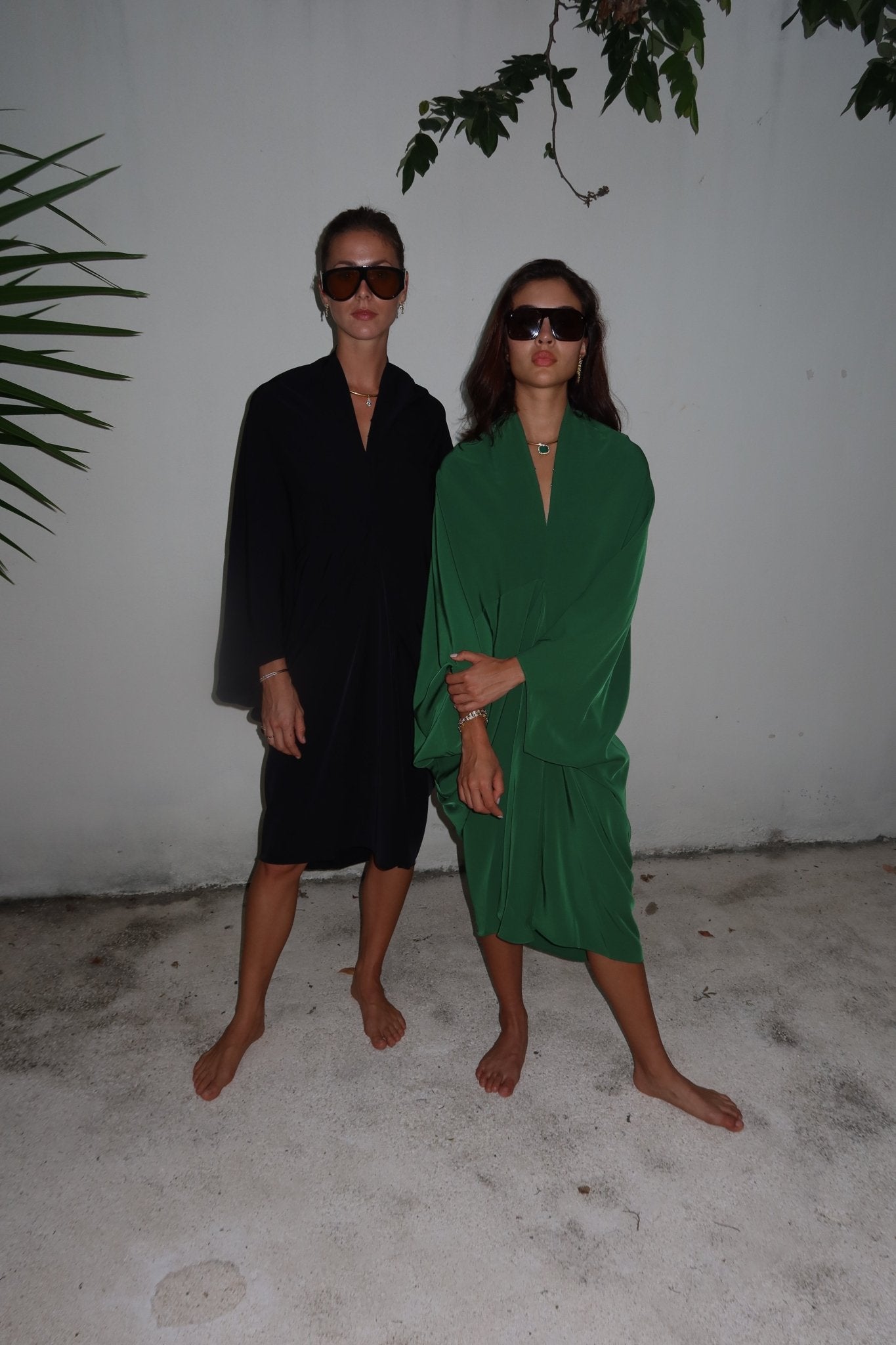 The Black Drape Dress - NOA Jewels - 