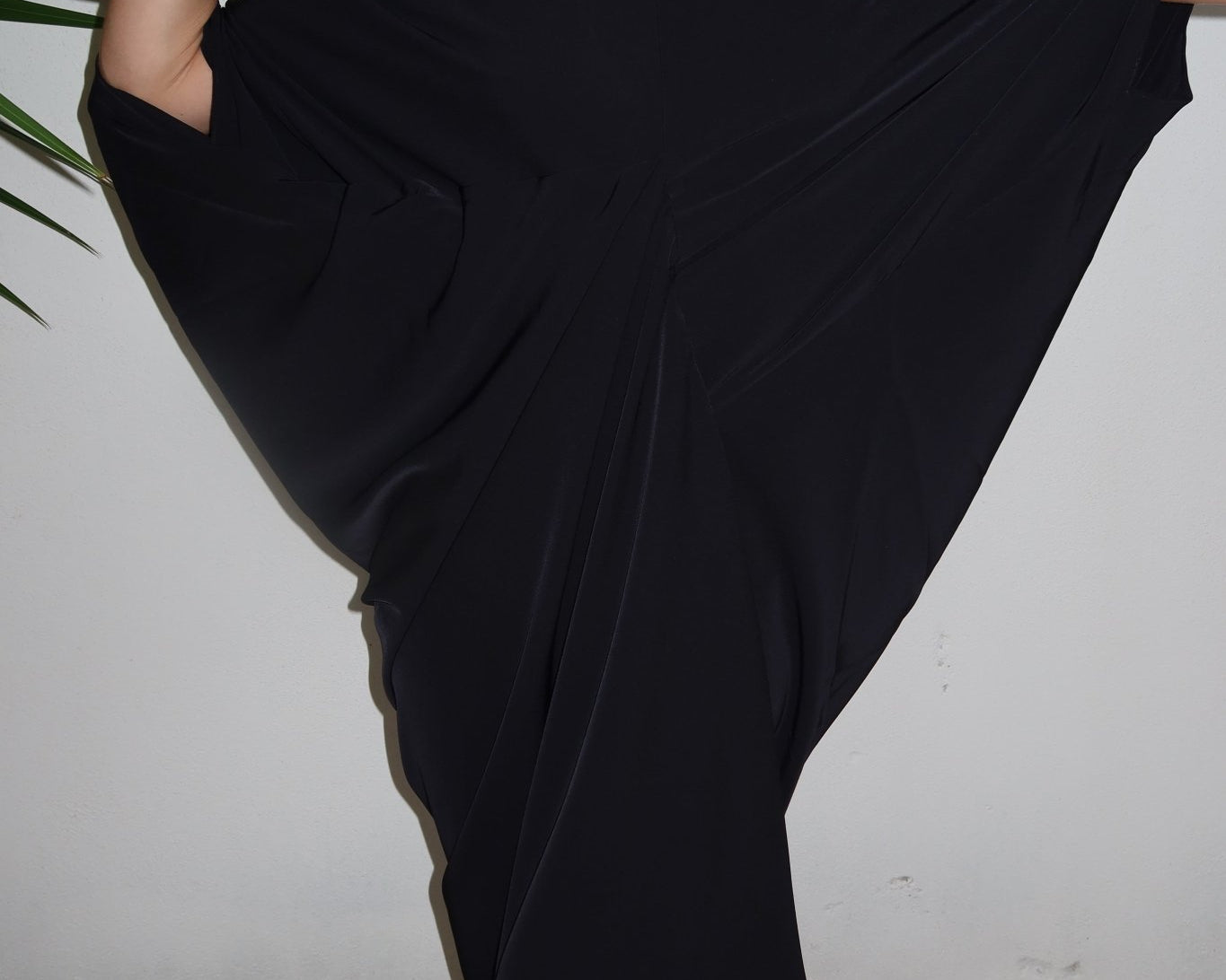 The Black Drape Dress - NOA Jewels - 