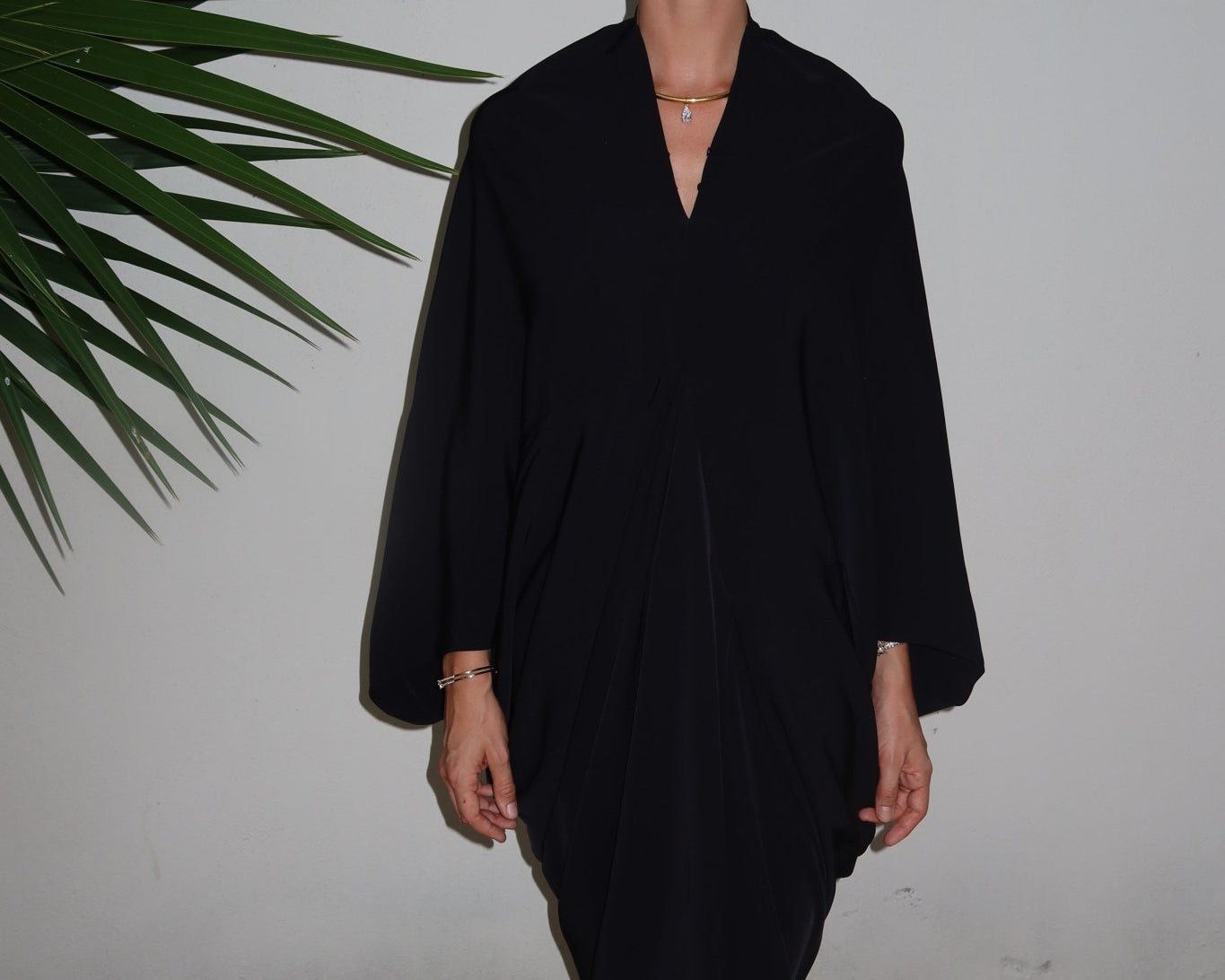 The Black Drape Dress - NOA Jewels - 