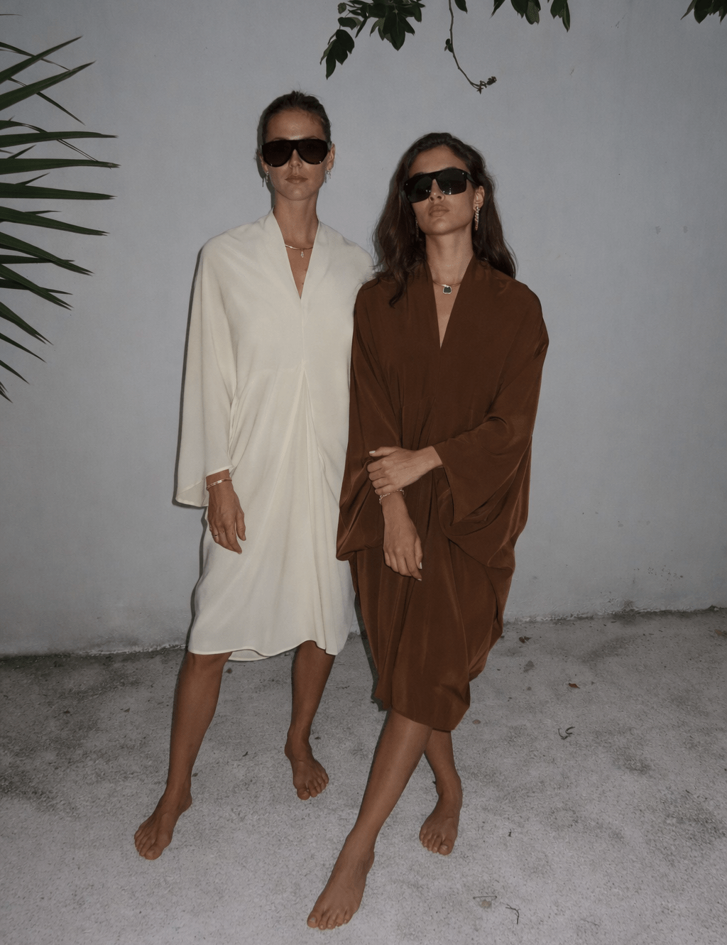 The Brown Drape Dress - NOA Jewels - 