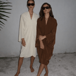 The Brown Drape Dress - NOA Jewels - 