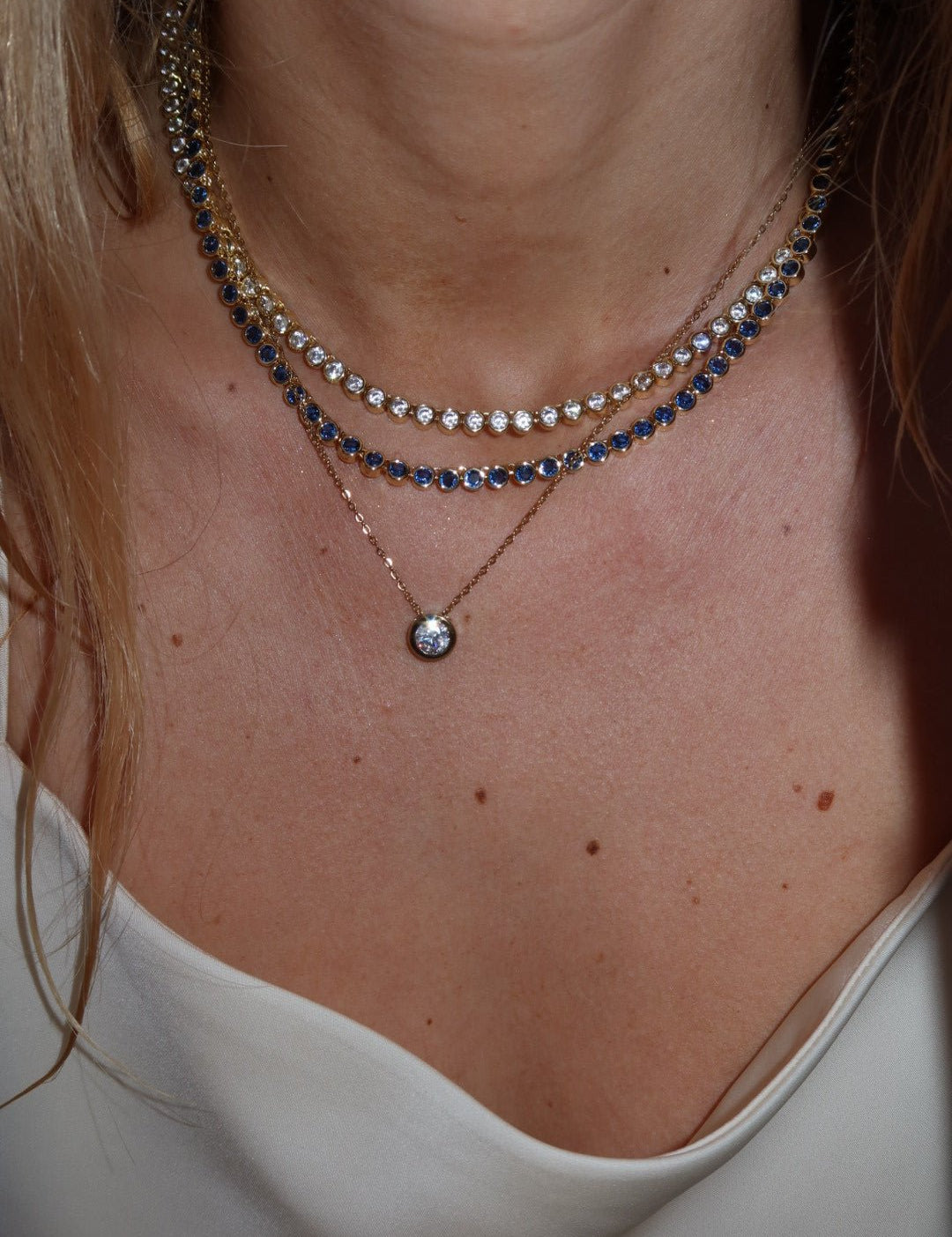 The Countess Waterproof Blue Sapphire - NOA Jewels - 