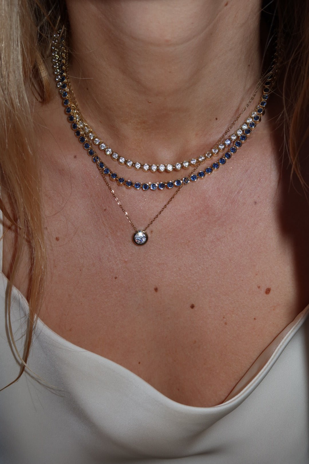 The Countess Waterproof Blue Sapphire - NOA Jewels - 