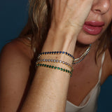 The Countess Waterproof Blue Sapphire Bracelet - NOA Jewels - 