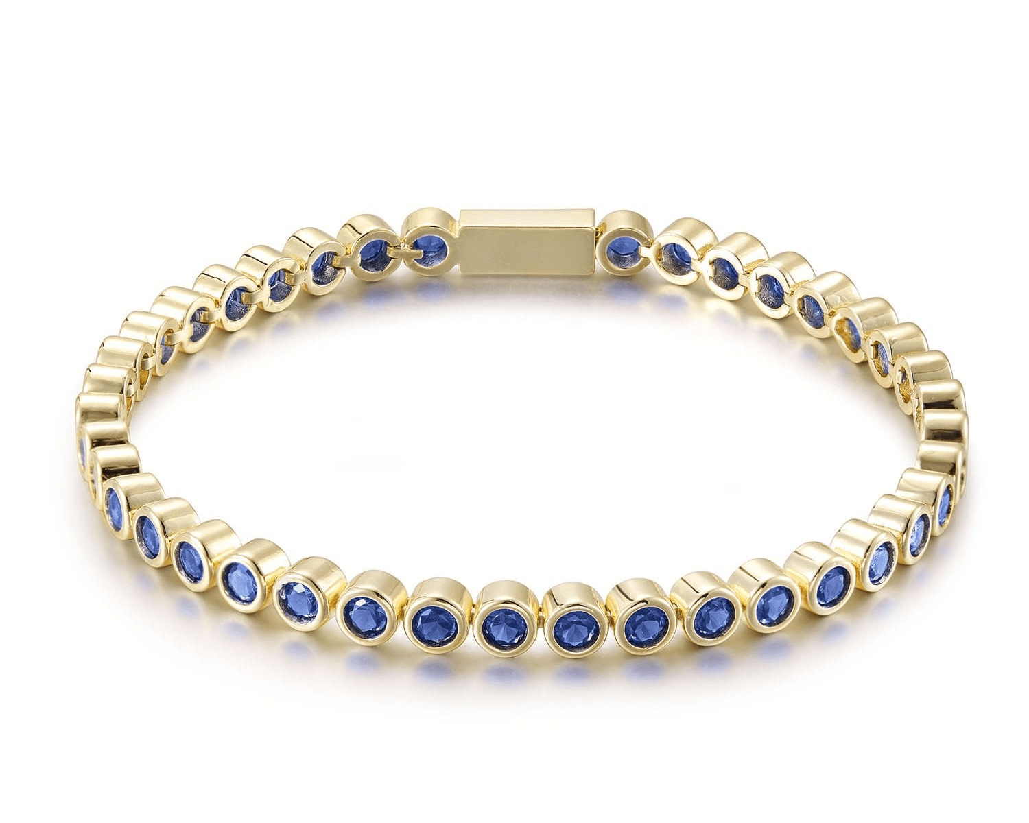 The Countess Waterproof Blue Sapphire Bracelet - NOA Jewels - 