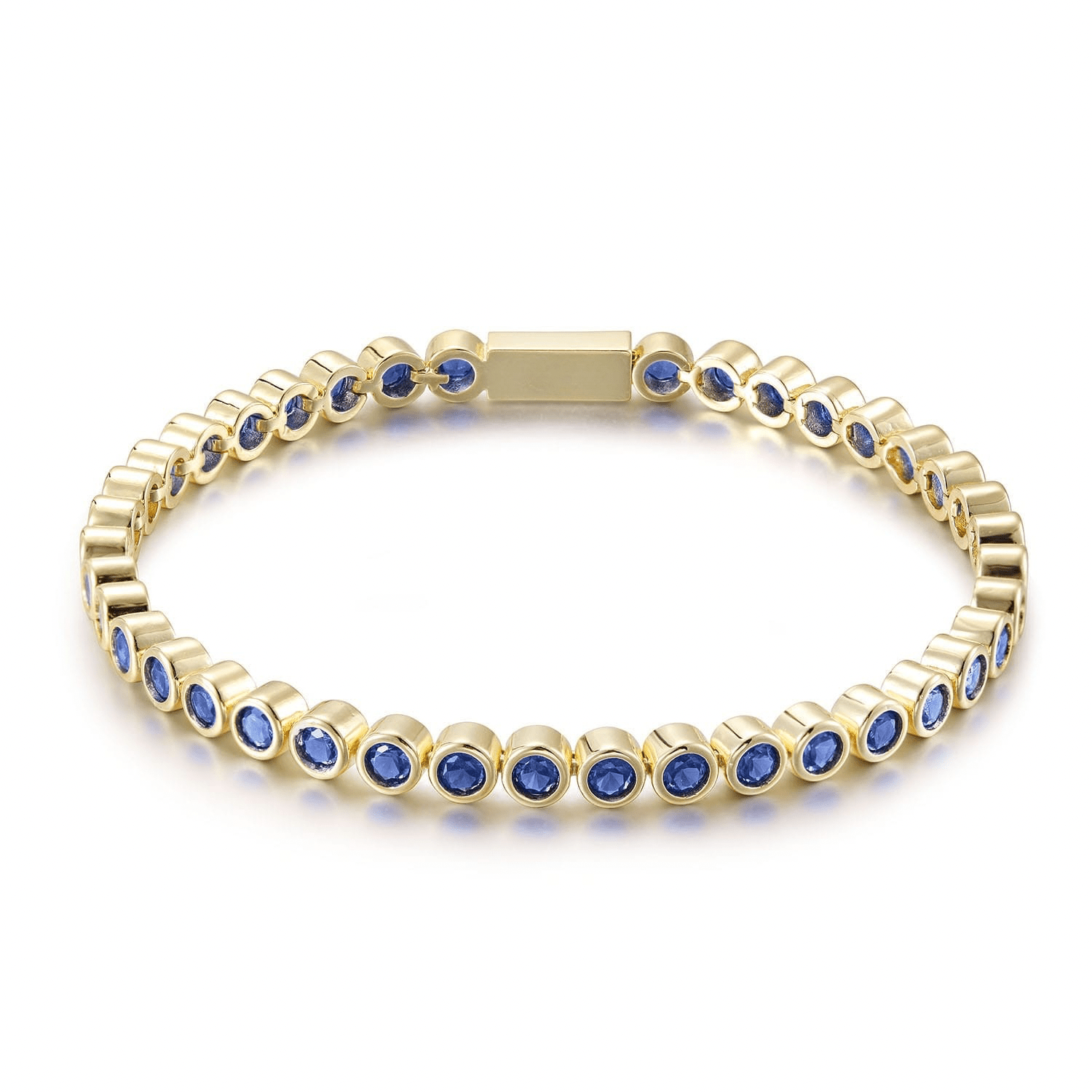 The Countess Waterproof Blue Sapphire Bracelet - NOA Jewels - 