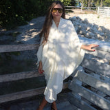 The Cream Drape Dress - NOA Jewels - 