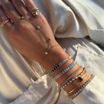 The Duchess Diamond & Emerald Tennis Bracelet - NOA Jewels -