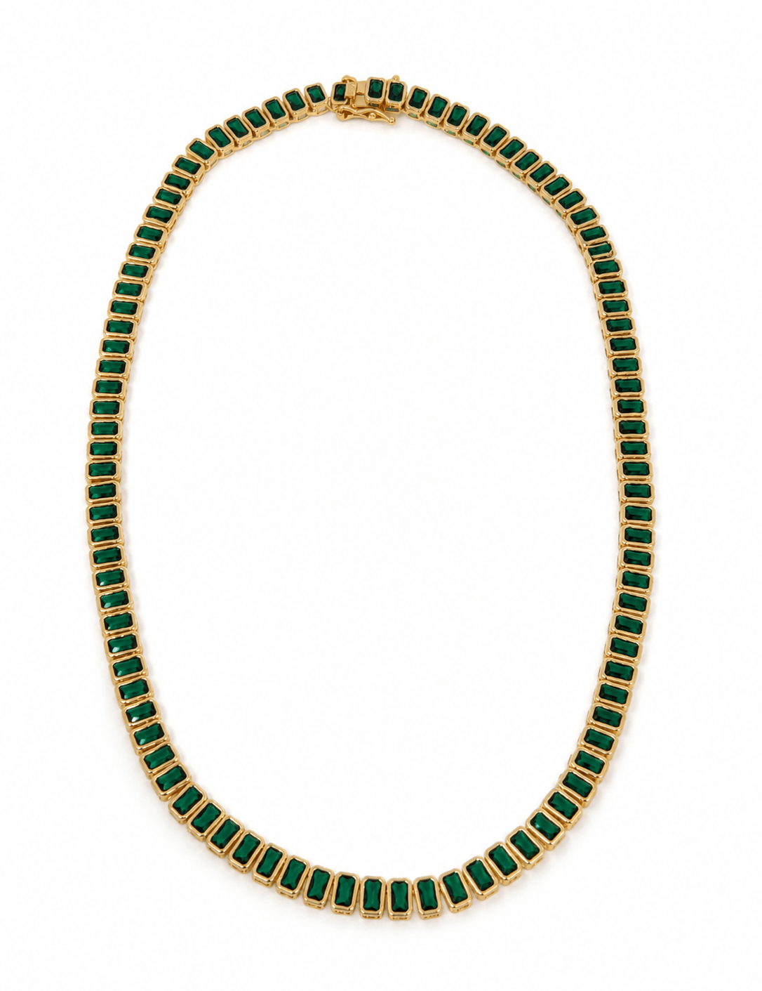 The Duchess Emerald Tennis Necklace - NOA Jewels -