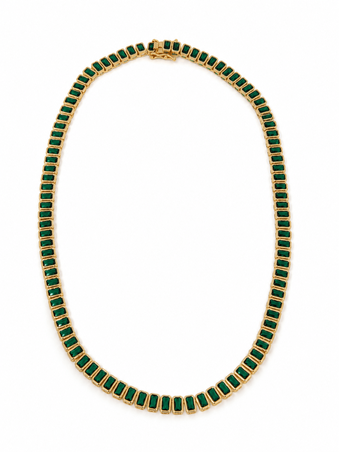 The Duchess Emerald Tennis Necklace - NOA Jewels -