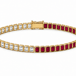 The Duchess Ruby & Diamond Tennis Bracelet - NOA Jewels -