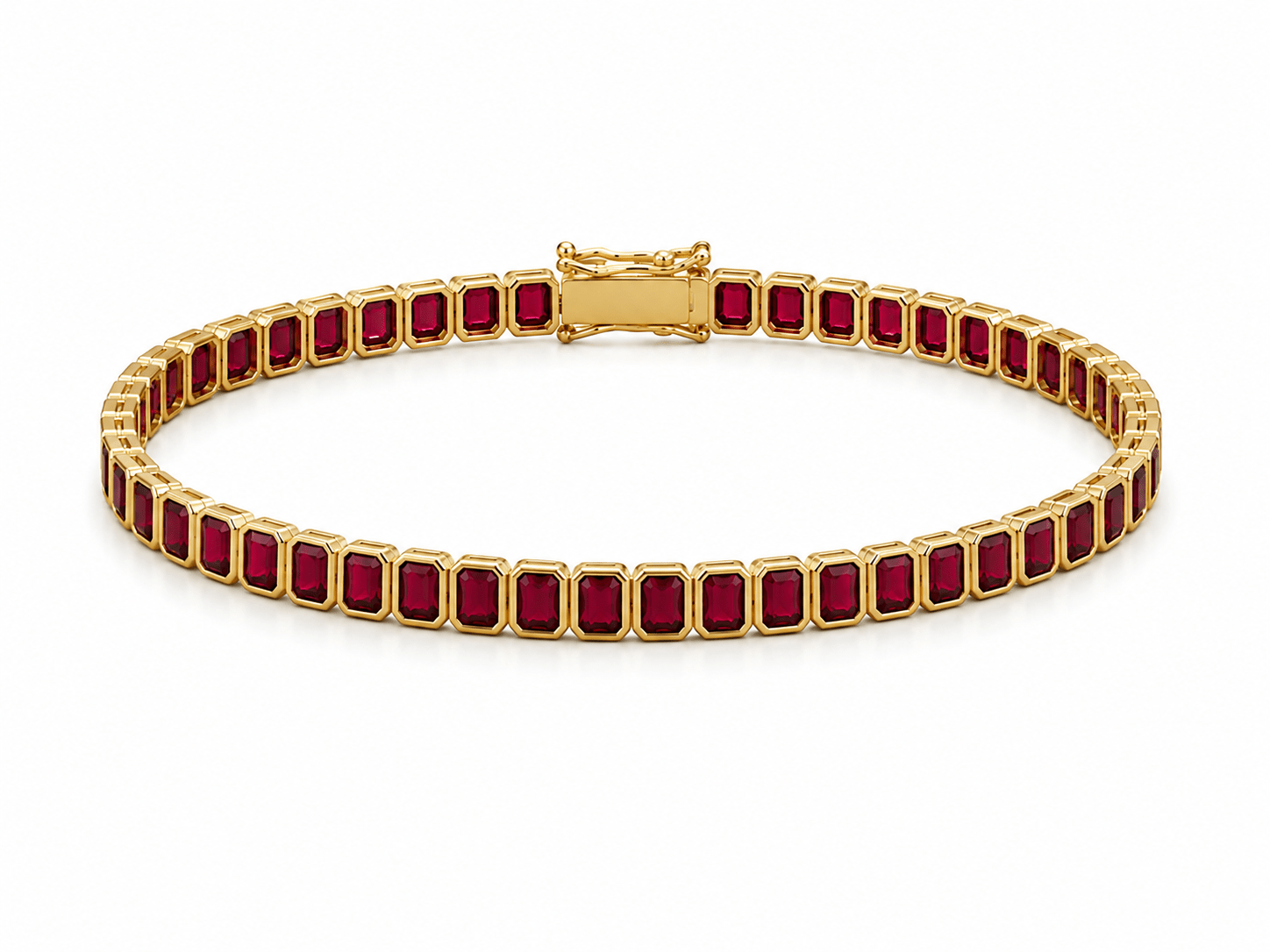 The Duchess Ruby Tennis Bracelet - NOA Jewels -