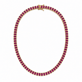 The Duchess Ruby Tennis Necklace - NOA Jewels -