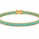 The Duchess Turquoise Tennis Bracelet - NOA Jewels -