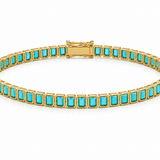 The Duchess Turquoise Tennis Bracelet - NOA Jewels -