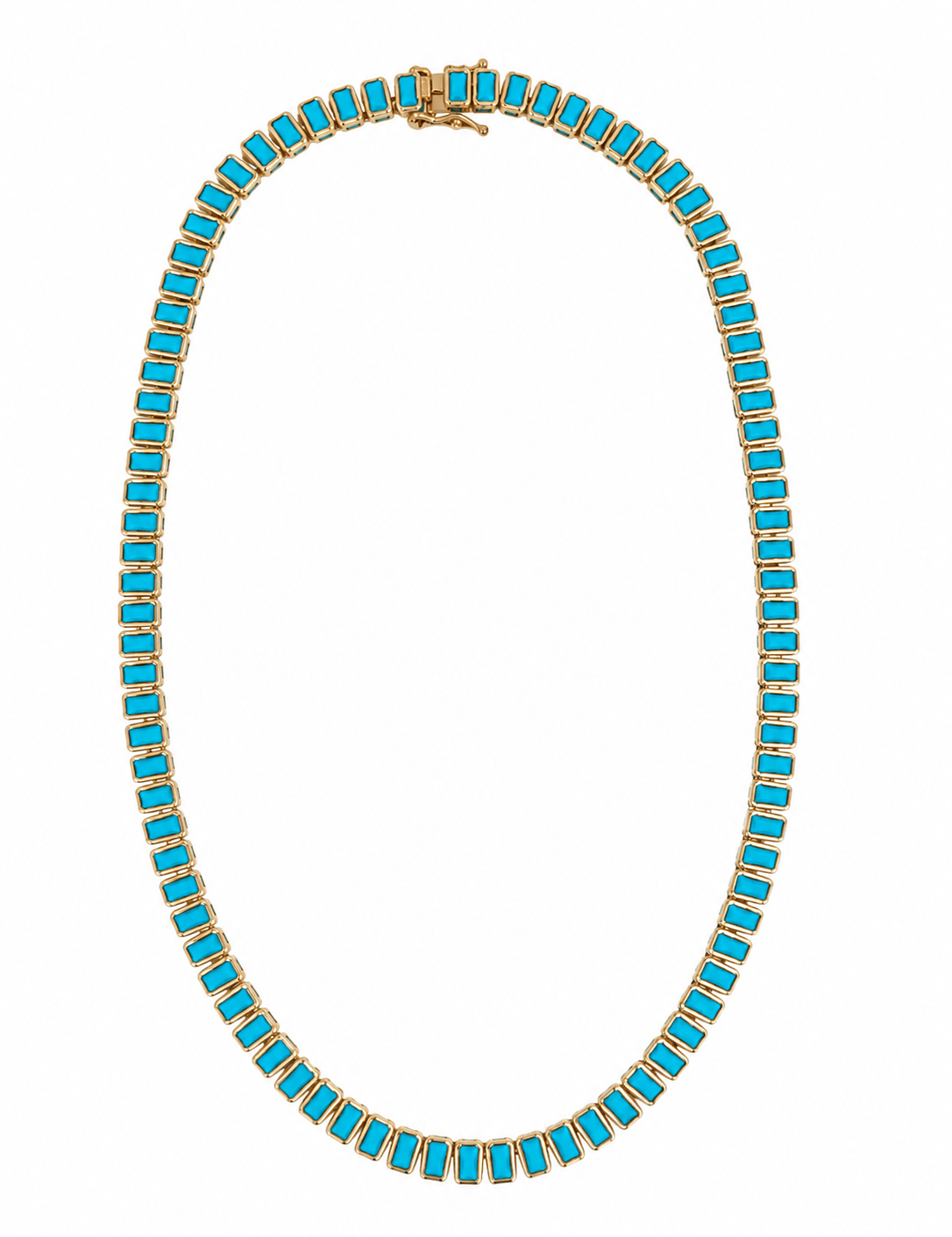 The Duchess Turquoise Tennis Necklace - NOA Jewels -
