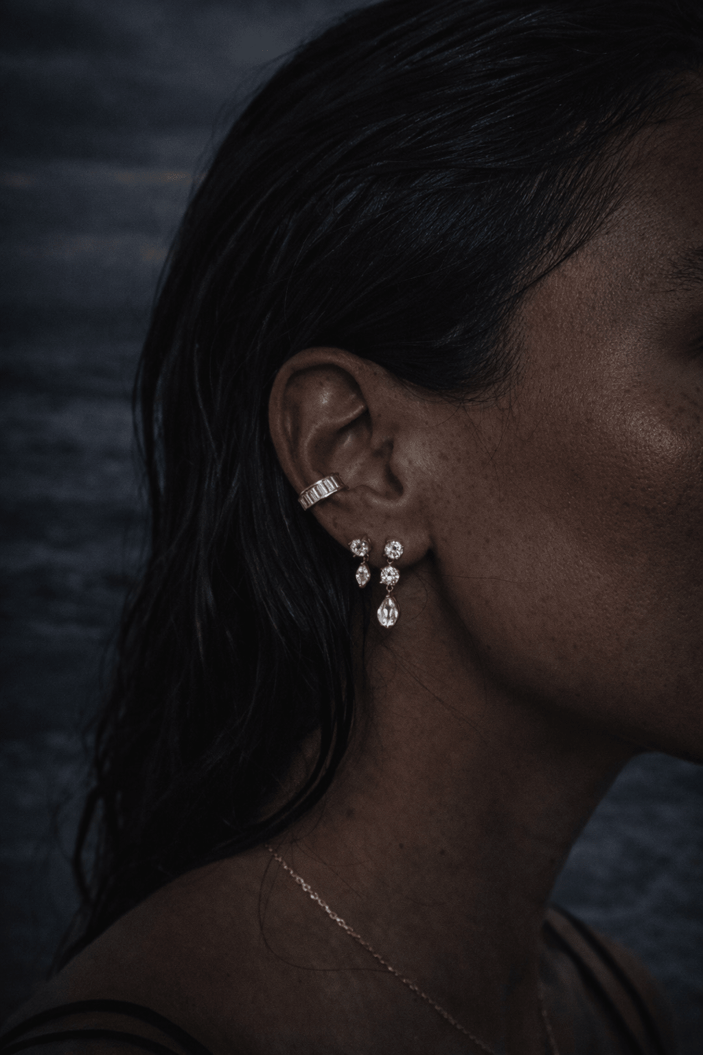 Triad Marquise Drop - NOA Jewels - 