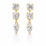 Triad Marquise Drop - NOA Jewels - 