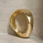 Twist Gold bangle - NOA Jewels - 