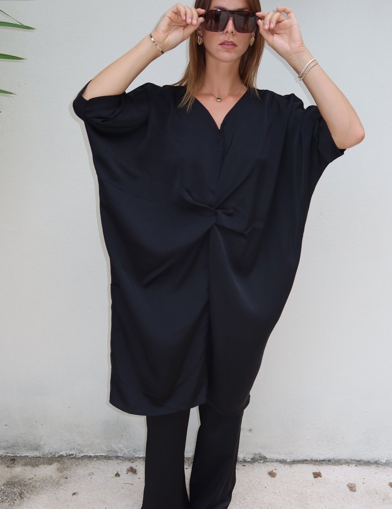 V Dress Black - NOA Jewels - 