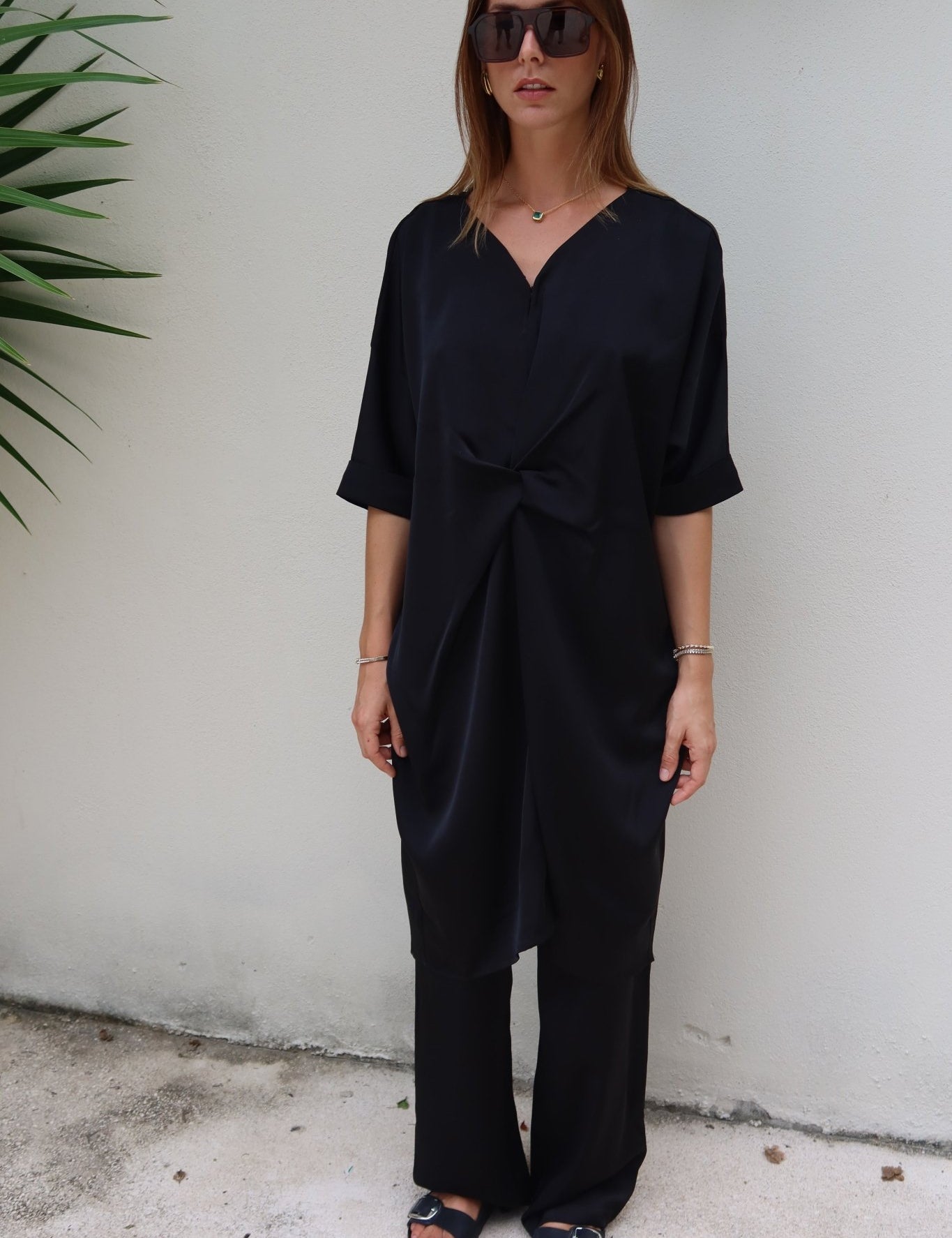 V Dress Black - NOA Jewels - 