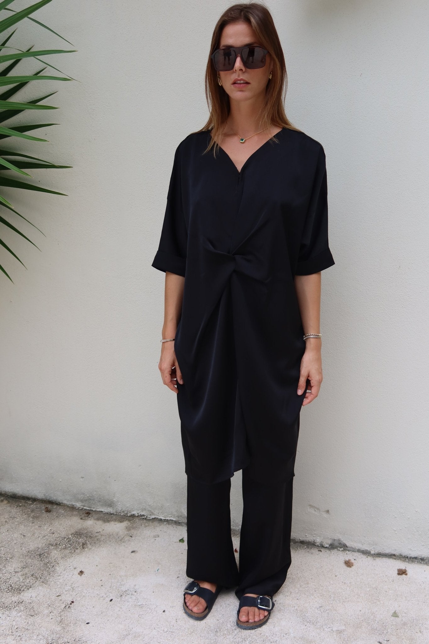 V Dress Black - NOA Jewels - 