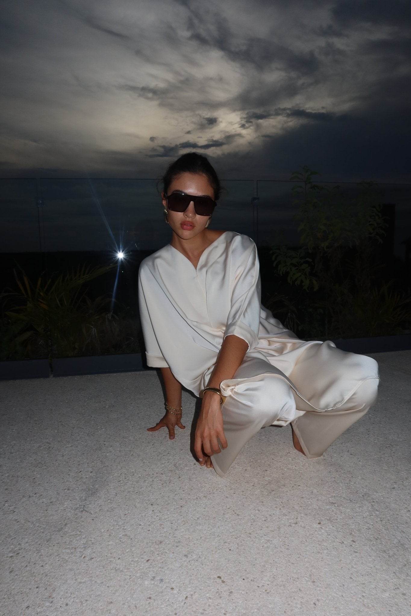 V Dress Cream - NOA Jewels - 