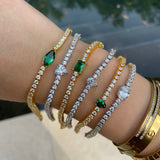 Single Heart tennis bracelet