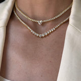 Heart Tennis Choker