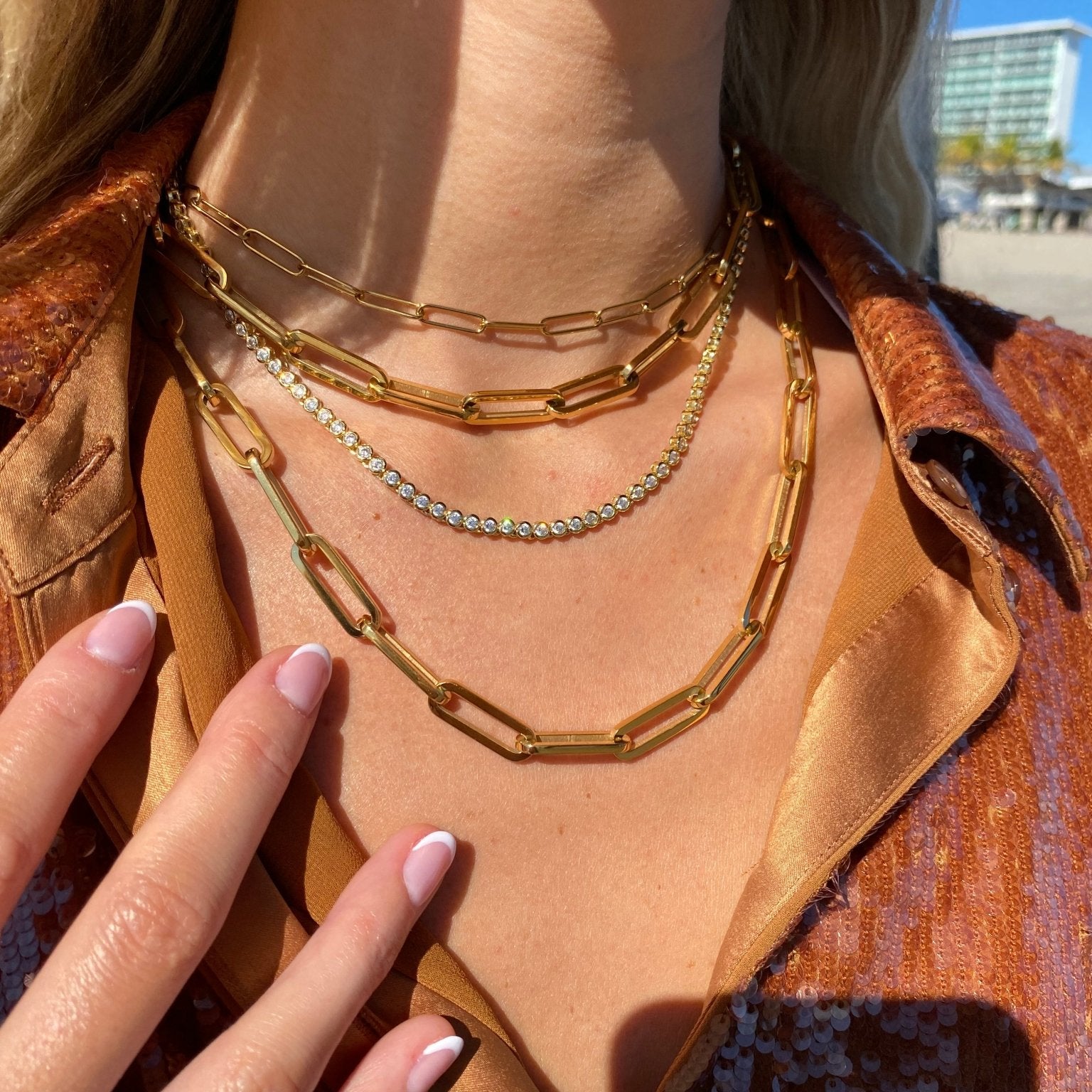 Baby Link Chain Necklace- Waterproof edition - NOA -
