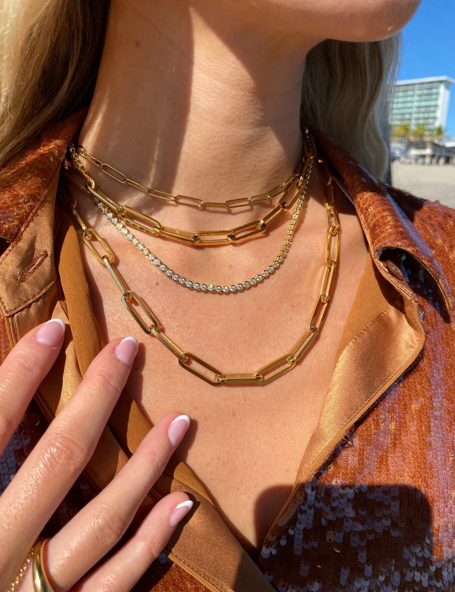 Baby Link Chain Necklace- Waterproof edition - NOA -