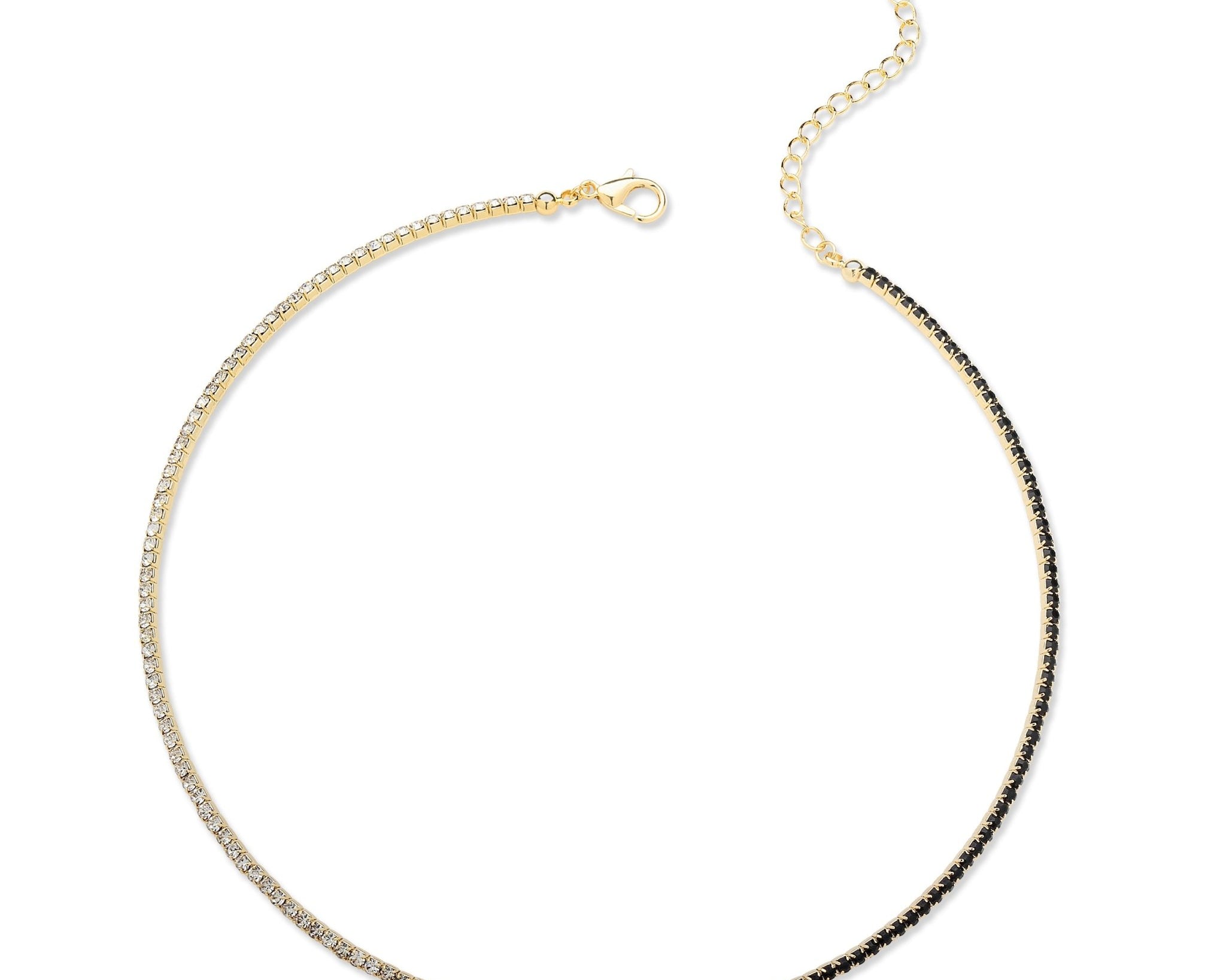 Black and White Embrace Choker - NOA -