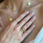 Chain Drop Rings - NOA Jewels -