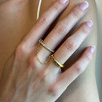 Chain Drop Rings - NOA Jewels -