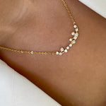 Crescent Diamond Necklace - NOA -
