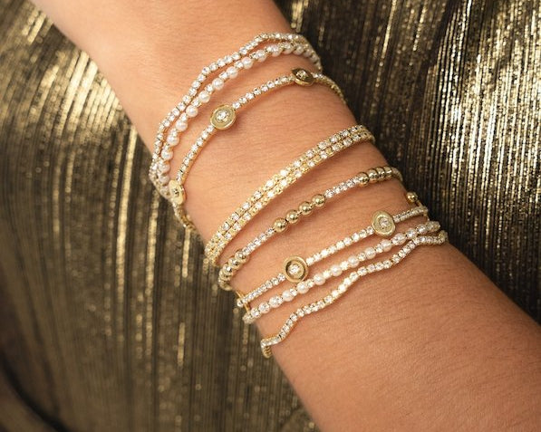 Diamond and Bead Embrace - NOA -