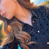 Diamond Clover Studs - NOA -