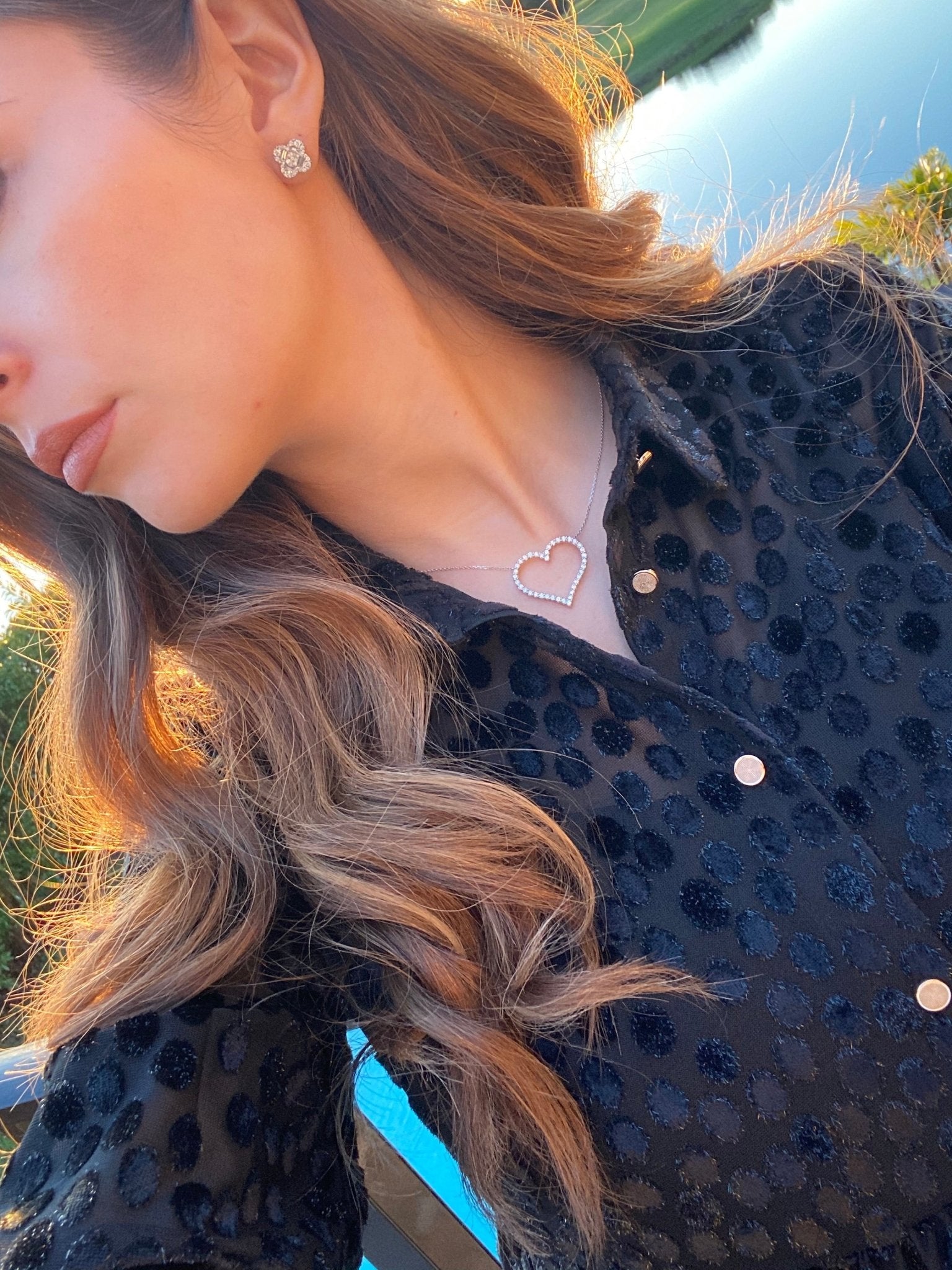 Diamond Clover Studs - NOA -
