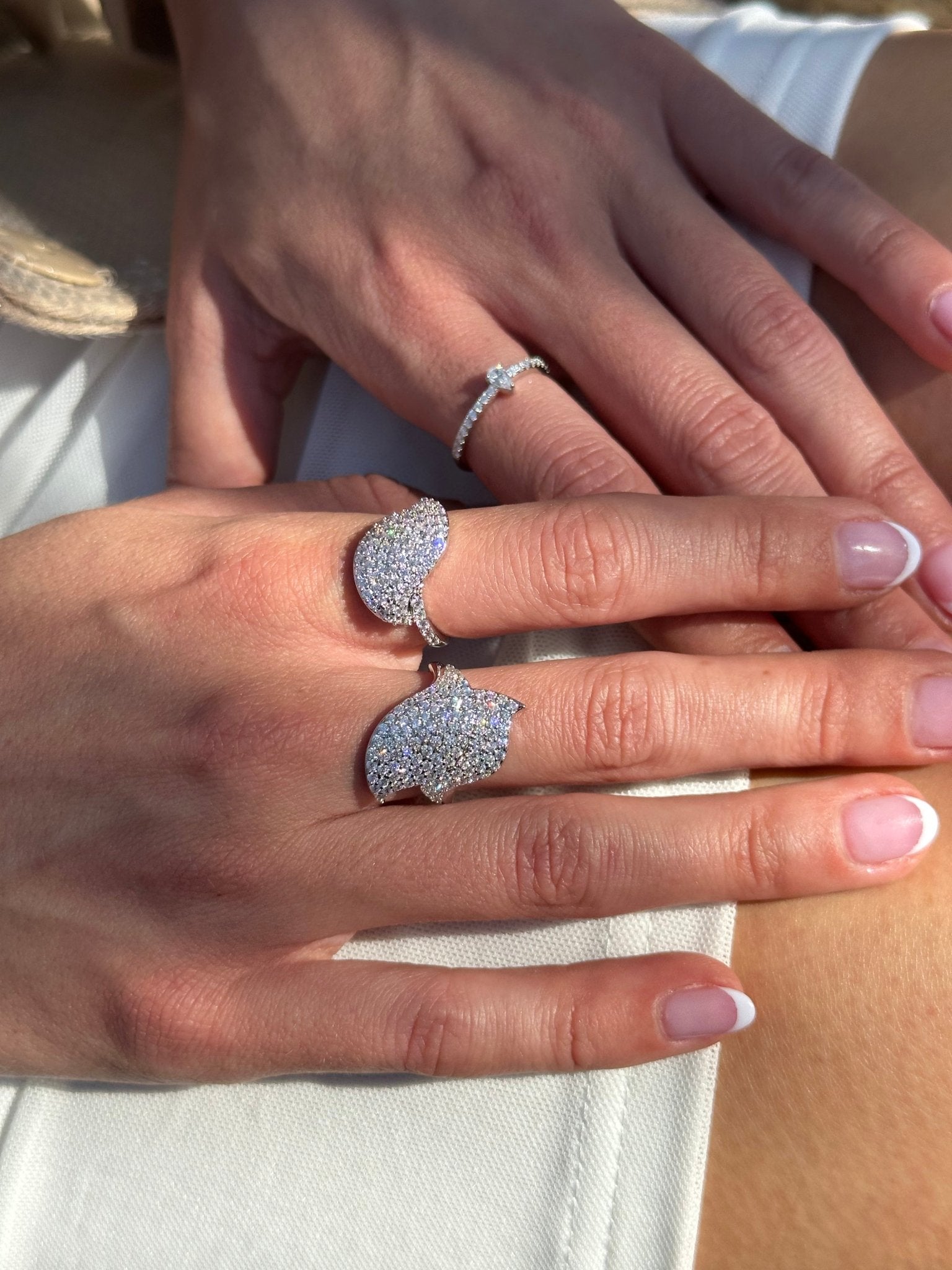Diamond Leaf Ring - NOA Jewels -