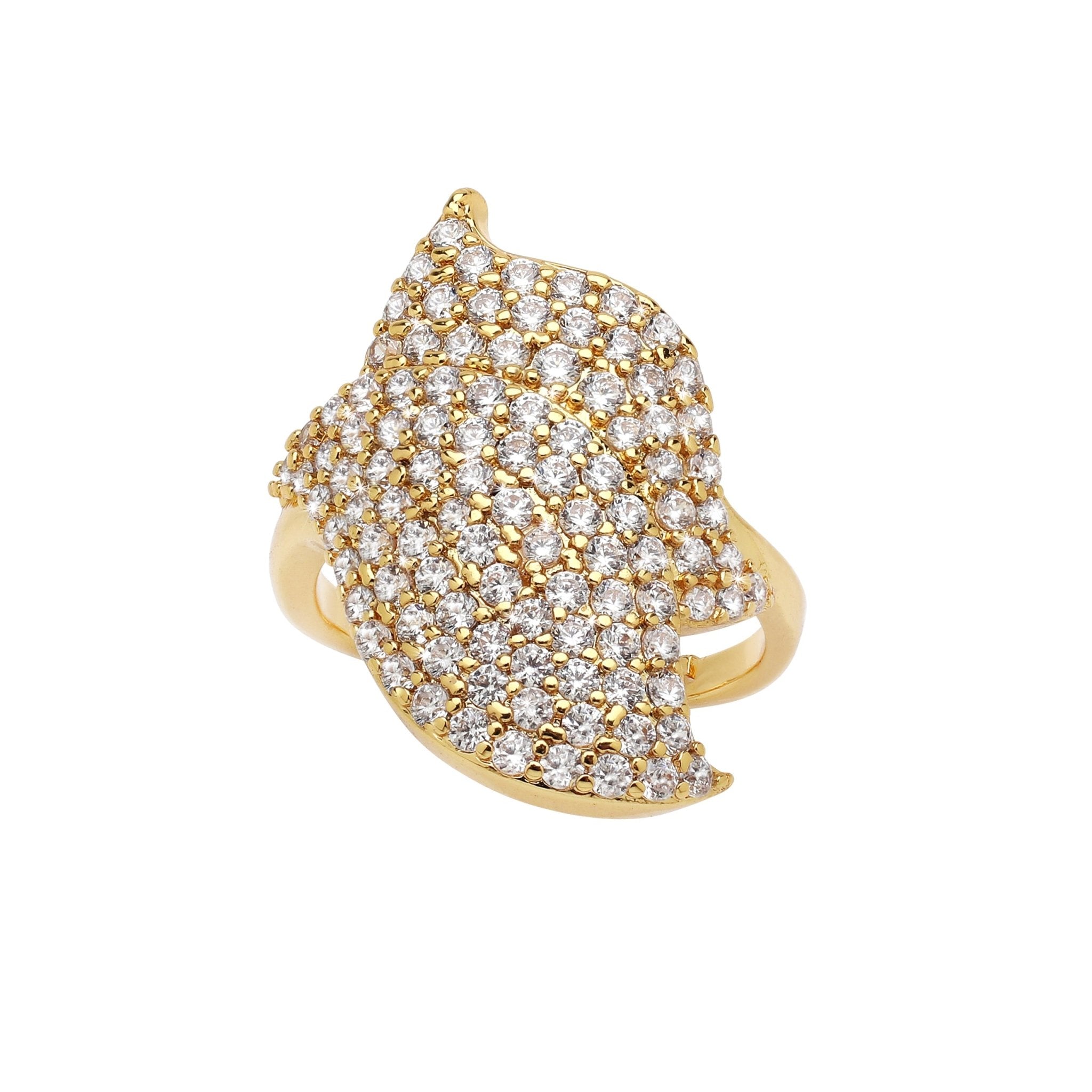 Diamond Leaves Ring - NOA Jewels -